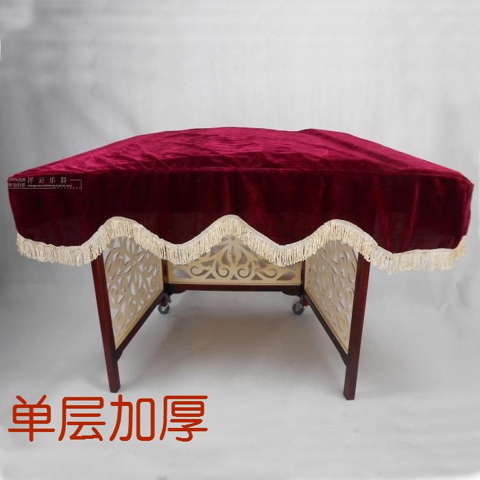 Thick dulcimer dust cover Dulcimer cover Dulcimer cover cloth Dulcimer Phi 402 dulcimer strings burgundy dark green
