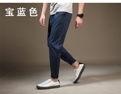 Mùa thu và mùa đông quần nam lỏng lẻo chất béo eo cao quần giản dị cộng với phân bón để tăng quần béo quần harem kích thước lớn quần ống rộng nam