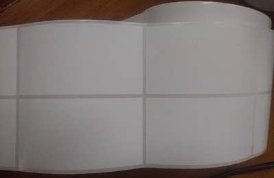 Copper plate adhesive label paper 45 95 1000 double row 4 5 9 blank barcode printed stickers