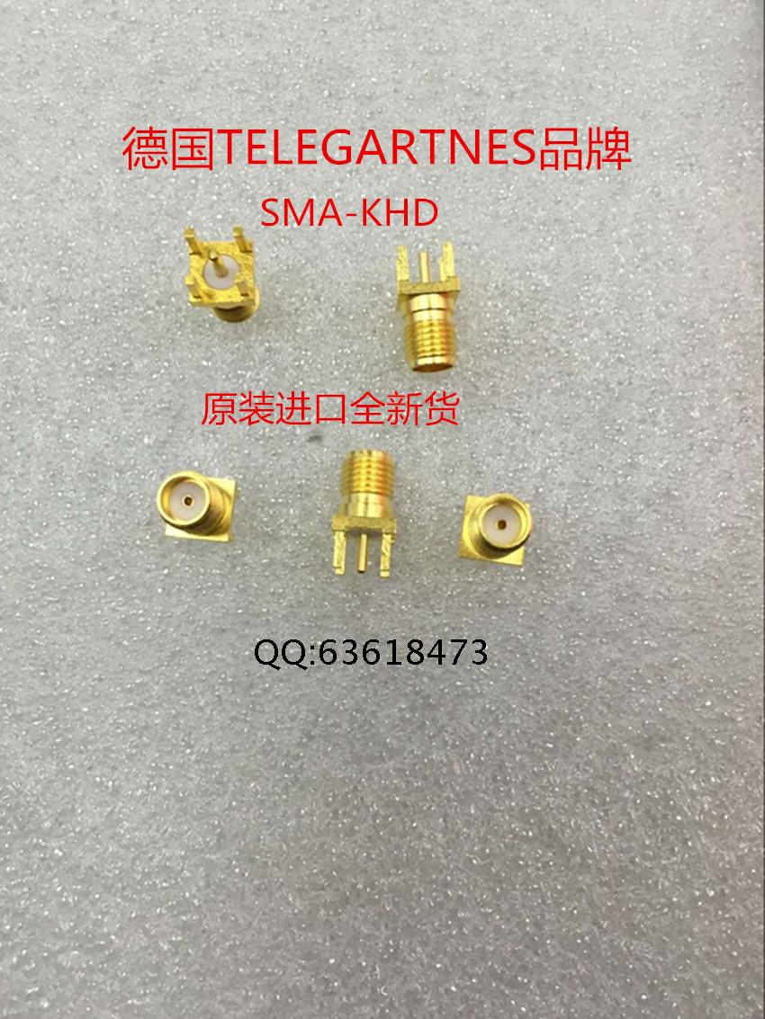 Radio Frequency coaxial connector Import SMA Straight seat SMA Four-foot welded plate Straight seat SMA-KHD HF SMA seat