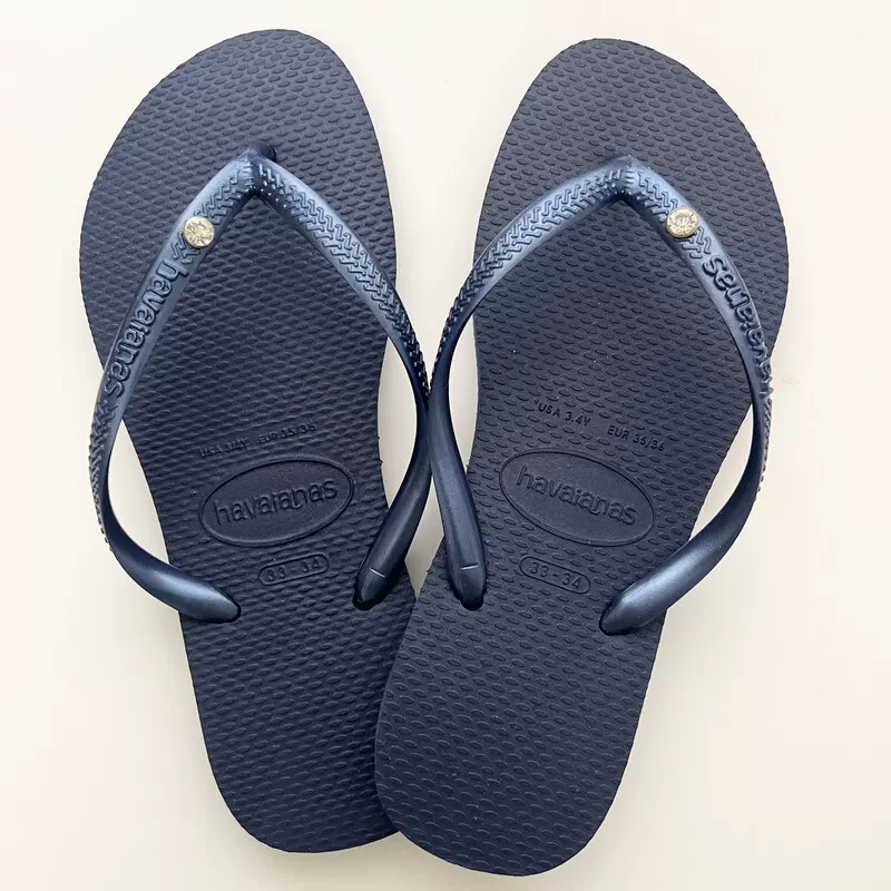 Бразильские шлепанцы havaianas Havana, классические, узкие женские, Victoria's Secret, розовый однотонный цвет, тонкий ремешок, нескользящие сандалии и тапочки