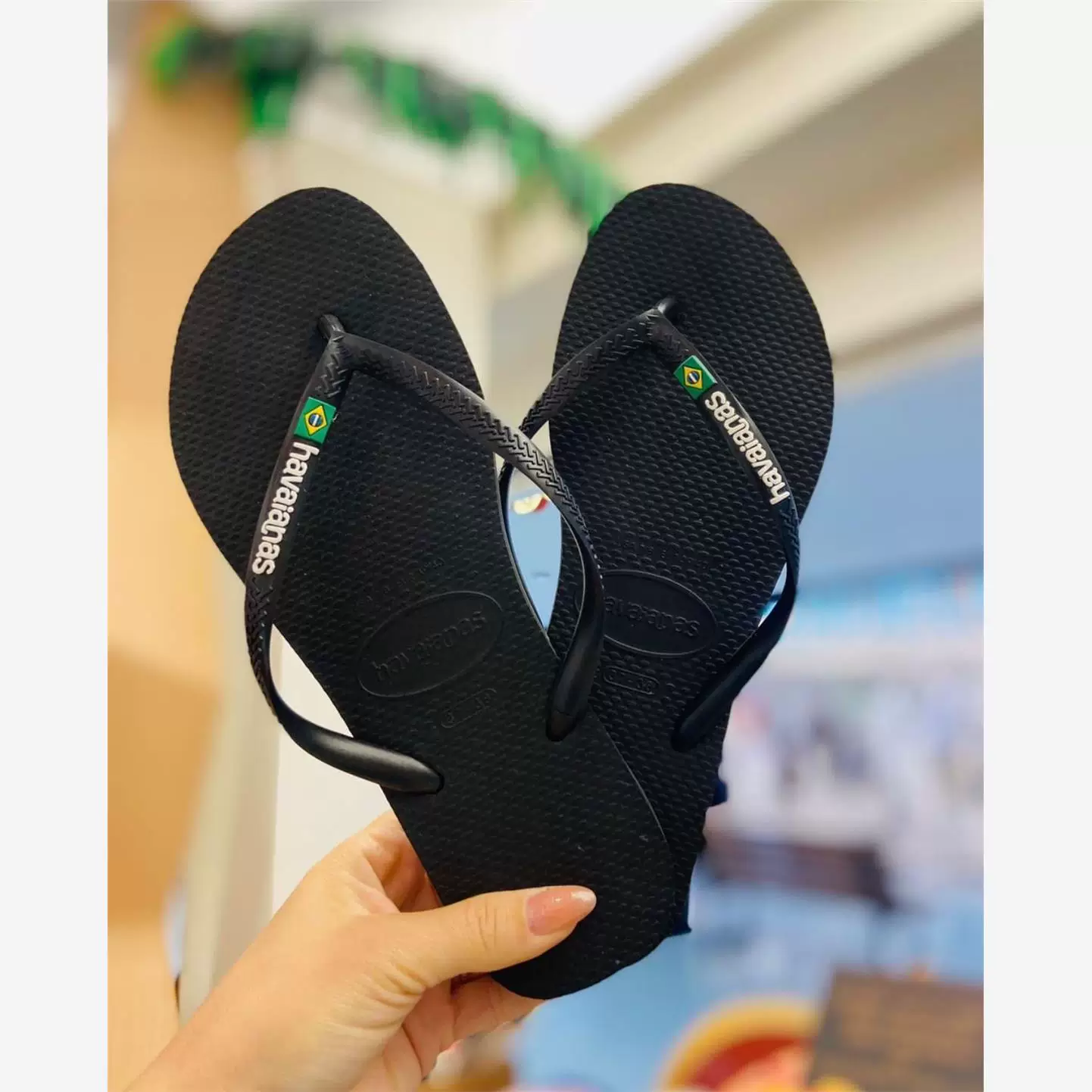Хавана havaianas Летняя неб slide не скользящие износостойкие пляжные шлепанцы