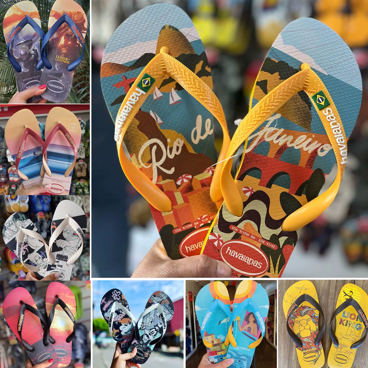 Бразилия Havaianas Havana человеческие персонажи Драг летнее мужское министерство роликов и скейтов в Liang Dragon Sudan тапочки