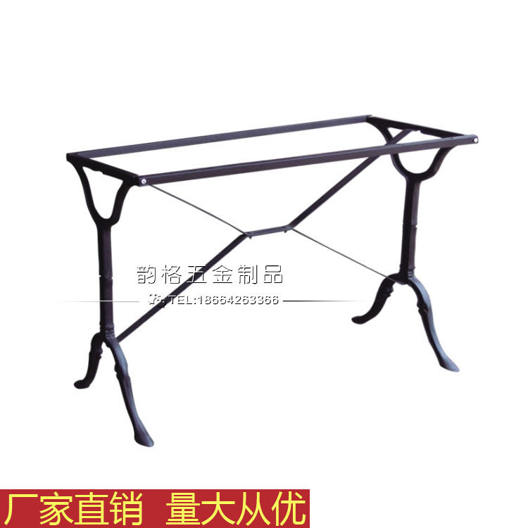 Cast iron table legs rectangular table coffee hall retro bracket table legs turquoise bronze color for old table legs table feet table