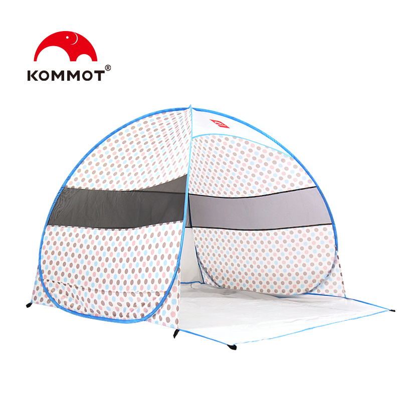 1 Second Quick open UV-proof beach tent 3-4 people automatic outdoor 2 people sunscreen tent seaside tent