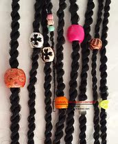 Vadesity colorful dredlock rasta braid hair beads 24 kinds