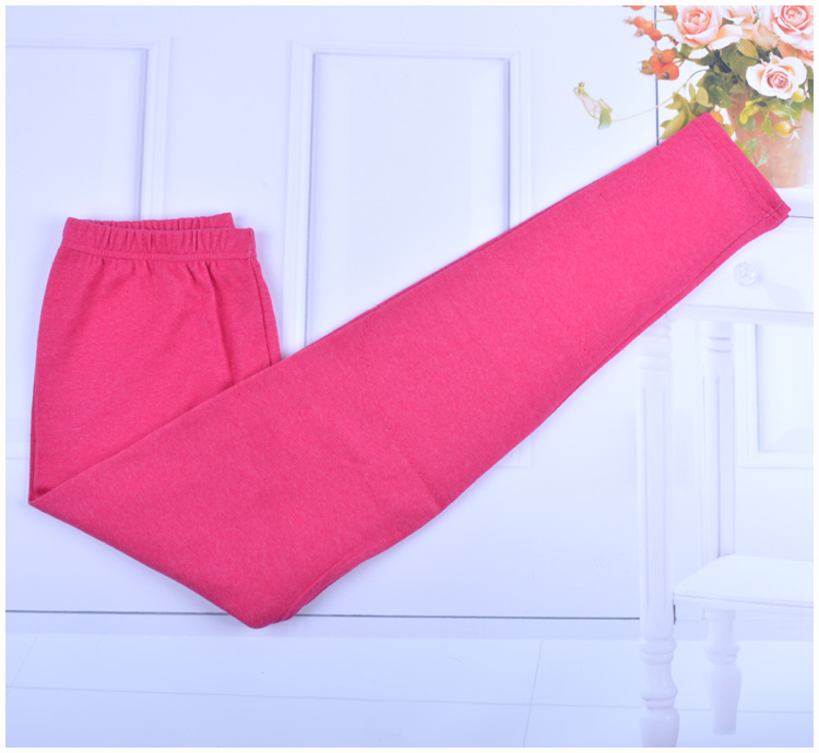 Quần mùa thu nữ chất liệu cotton đơn satin dày ấm quần trung niên và tuổi già quần cotton cỡ lớn đầy đủ quần quần giữ nhiệt trẻ em
