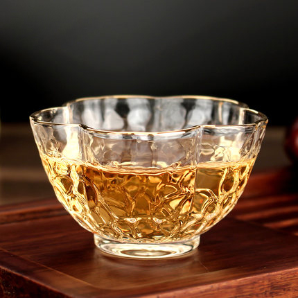 Tea Yi Handicra 80ml Hand Handmade Cup Phnom Penh thick Tea Cup Heat Resistant Glass Tea Cup