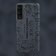 Samsung S21+ серо-синий Kaws