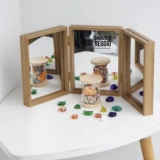 Руджио Life Teachers Область зеркало зеркало зеркало зеркало многоразмерное угловое наблюдение зеркало в детском саду научно