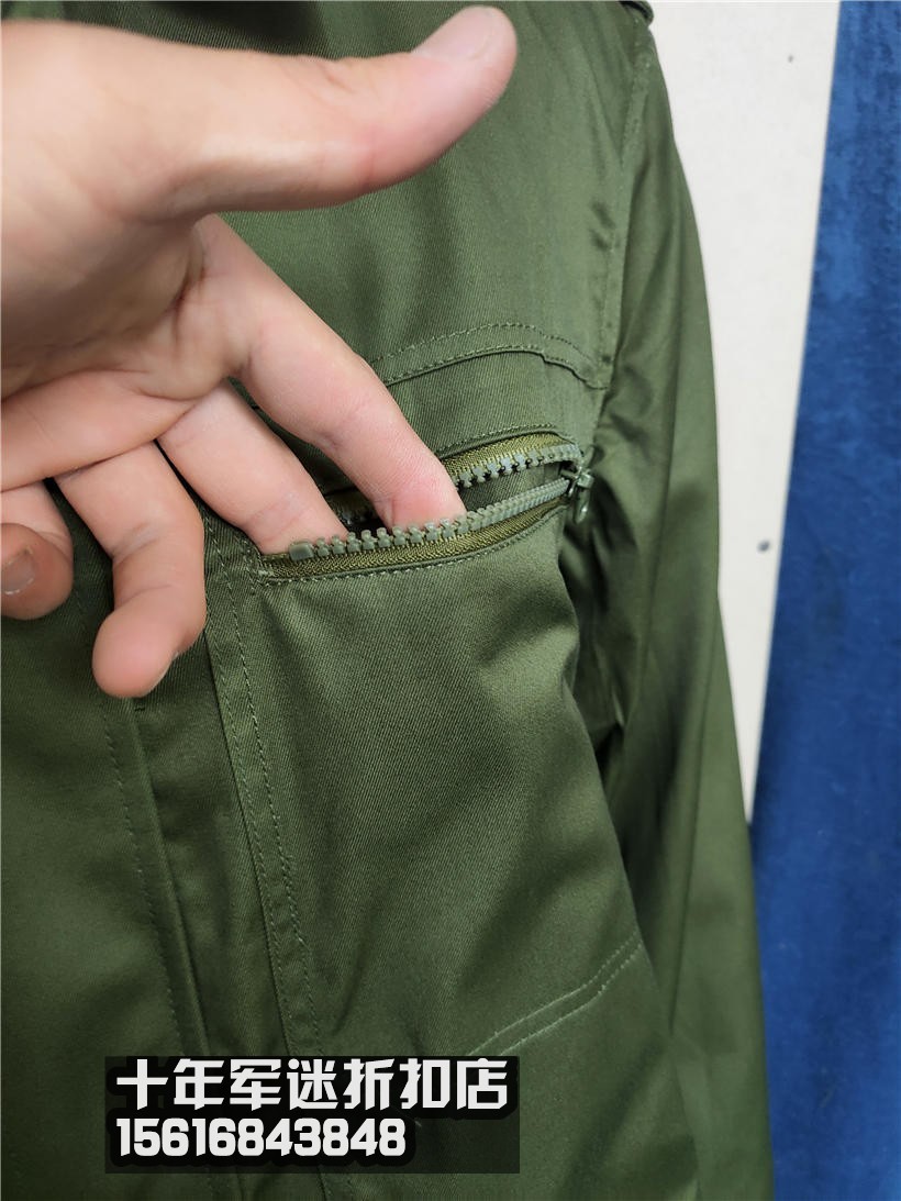 Stock old-fashioned 87 Winter as a winter workwear training to wear green nostalgia for a thickened abrasion-proof relaxation-Taobao