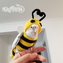 Clear home parrot bird autumn and winter thickened warm clothes flight suit sweater custom bee-shaped clothes