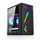 Сторона настольного компьютера ATX через игровое стекло USB3.0, размер \
