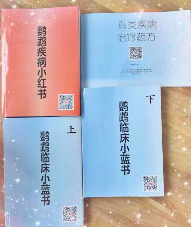 Parrot Disease Small Red Book Parrot Clinical Small Blue Book Bird Disease Treatment Pharmacy Book