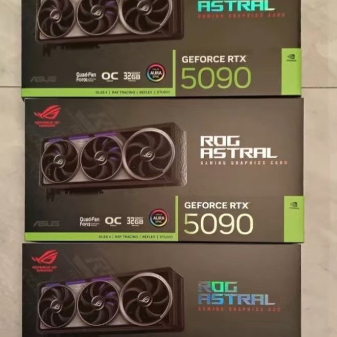 Видеокарта Asus Gigabyte Msi RTX5090 32G, приобретенная напрямую из-за рубежа, совершенно новая, в нераспечатанной упаковке. Изображение 1