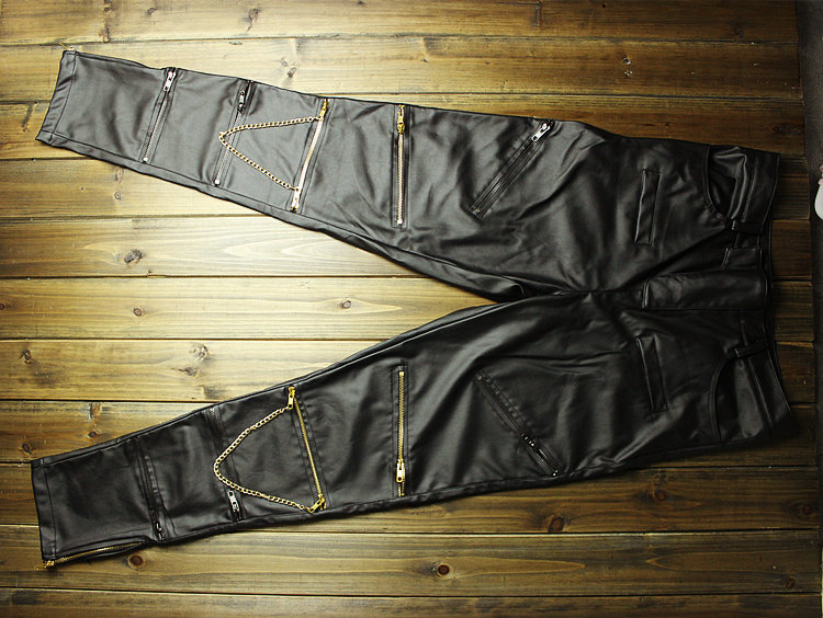 Pantalon cuir homme pour adolescent pour automne - Ref 1482910 Image 13