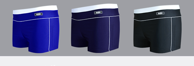 2018 mới thời trang Hàn Quốc mùa xuân nóng bỏng bãi biển quần bơi nam quần bơi nam ngắn boyshort nam thấp eo chuyên nghiệp quần bơi nam hàng hiệu
