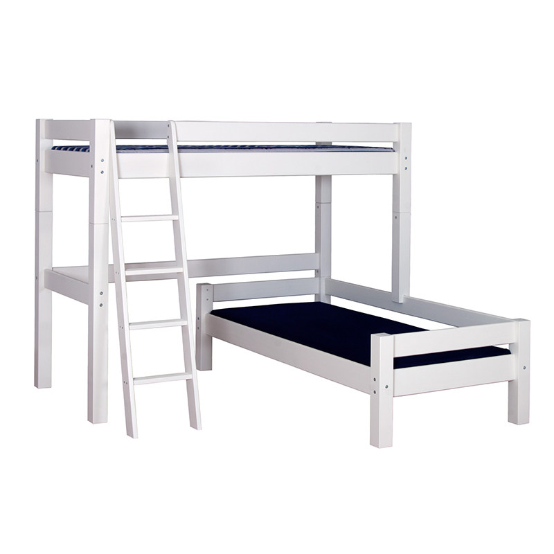 Nordic original imported all solid wood mother and child bed bunk bed high and low bed two-story children's bed European baby high and low bed