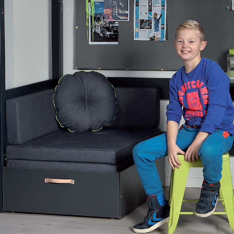 Manis Manis-h Denmark imported modern minimalist non-slip cotton folding push stretch assembled sofa