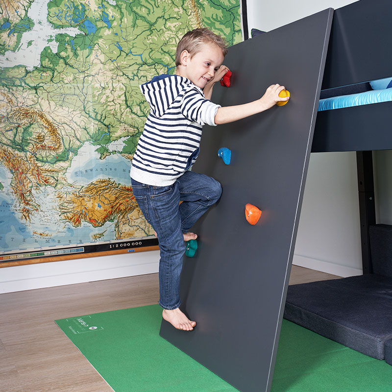 Manny poetry Manis-h Denmark imported children's bed with climbing board accessories climbing board