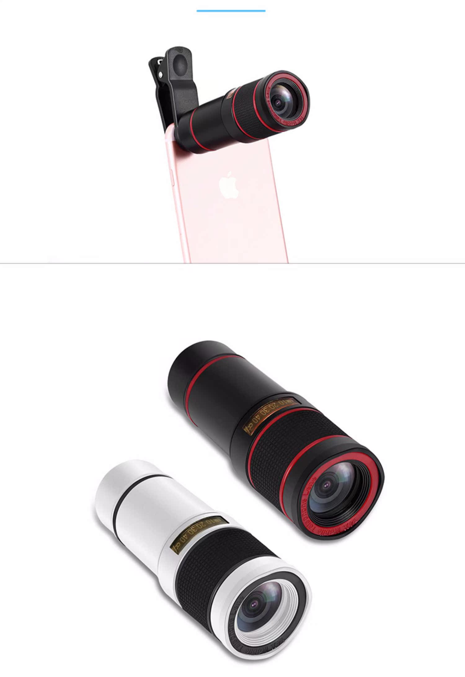 Kính râm đơn điện thoại di động ống kính HD 14X buổi hòa nhạc công suất cao đặc biệt ánh sáng ban đêm tầm nhìn nhỏ cô gái cầm tay - Kính viễn vọng / Kính / Kính ngoài trời ống nhòm mini