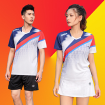 2021 Table tennis clothes mens suit womens sportswear quick-drying clothes couples badminton tennis game clothes group purchase printing