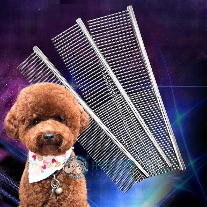 Coming Wan Brothers Dog Comb Comb Comb Thinning Double Teeth Pecking pets Combed Dogs Hair Combed Teddy Gold Hair Beauty Supplies