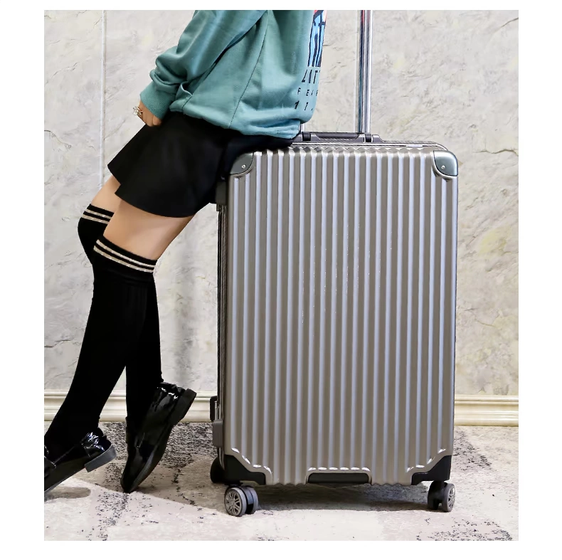 Vali Kangaroo khung nhôm 20 xe đẩy trường hợp bánh xe phổ thông 22 nam và nữ 24 vali mật khẩu 26 inch hành lý