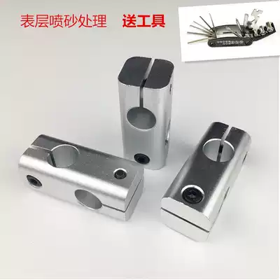 Cross fixing clip strut fixing clip double hole connector round Rod fixing optical axis cross clip fixing aluminum strip