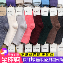 South Korea Dongdaemun Socks Womens Silo Stockings Stockings Stockings Thickened Warm Snows Nur Soft Autumn Winter Sleeping Socks