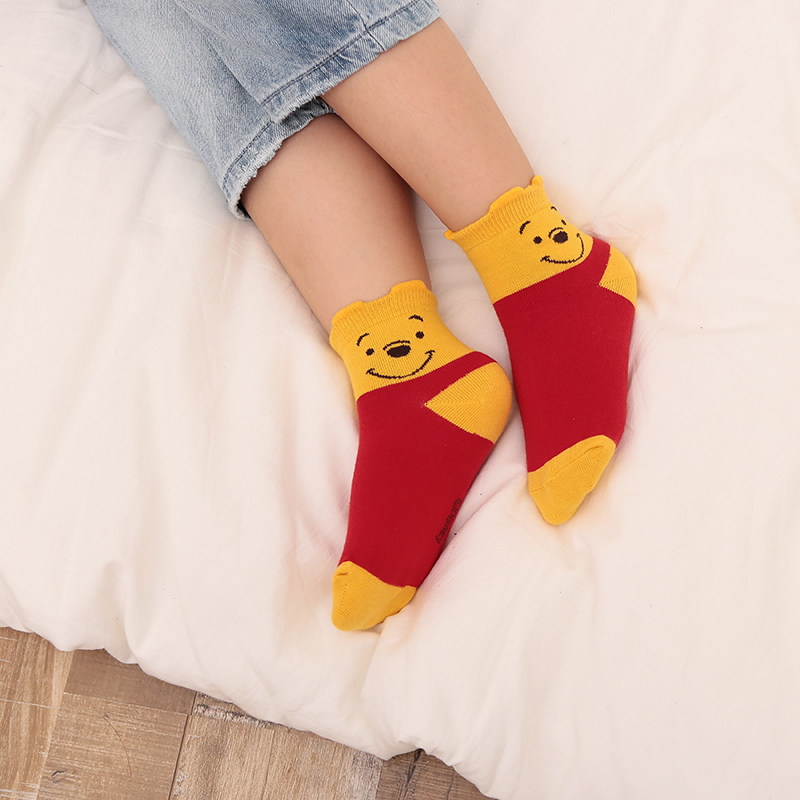 South Korea Imports Spring and Autumn Pure Cotton Children Socks Cartoon Boy Girl Three-dimensional Cute Middle Cylinder 3-5-7-9