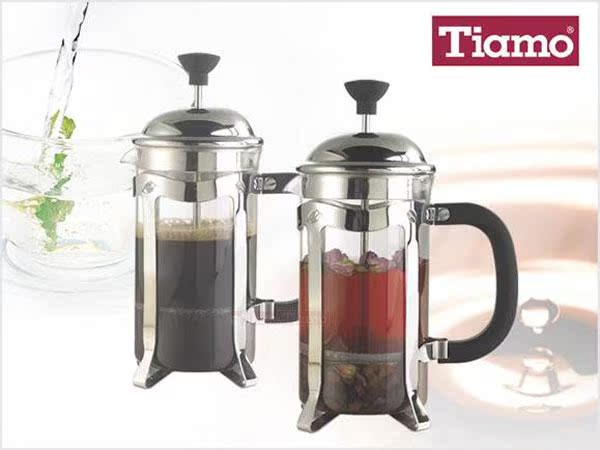 Đài Loan Tiamo HG2673 nồi cà phê gia dụng lọc Pháp máy ép trà tay đấm thiết bị 350CC ly uống cafe
