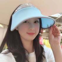  Taiwan direct mail hoii Houyi Swarovski rhinestone new sunscreen ice cap