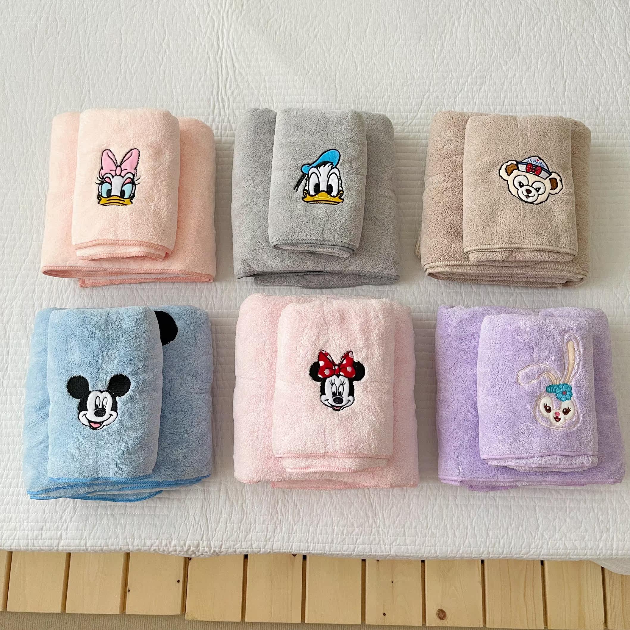 Self-recommended chao cartoon nano quick-drying towel bath towel set soft and skin-friendly for children and unisex