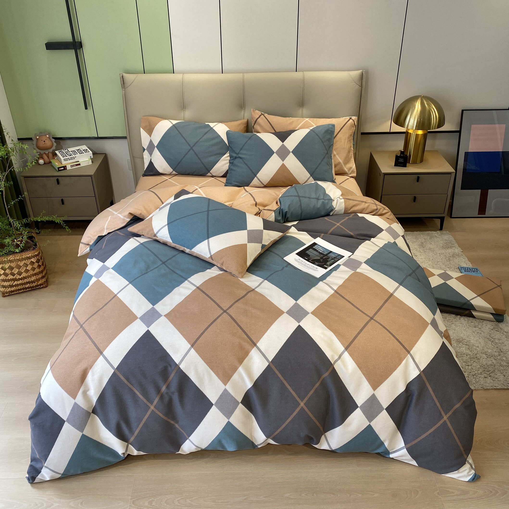 New autumn and winter pure cotton thickened mill with four sets of winter warming kit soft and pro-skin