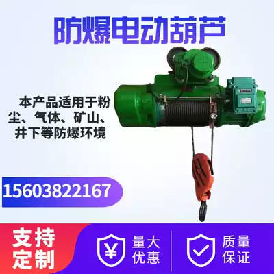 BCD HB explosion-proof electric crane explosion-proof crane hoist 3 tons 5 tons 380V explosion-proof hoist