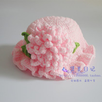 Baby baby wool hat Hand woven diy baby warm hat New feature newborn cute hat