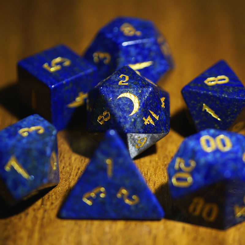 Green gold stone TRPG dice COC running group dice DND table tour dragon with underground city Ksuru 20 face dice