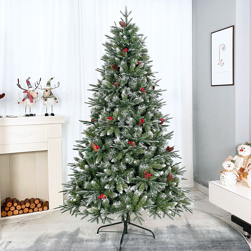 2022 Christmas tree household with 1 2 m 1 5 m 1 8 simulation adhesion to less snow Christmas decoration arrangement of Nordic in Nordic in Northern Europe