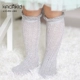 Bé gái trong vớ vớ cotton vớ bé một tuổi vớ mùa xuân và mùa thu cotton 1-3 tuổi siêu mỏng mẫu 0-12 tháng tất điệu cho bé gái 
