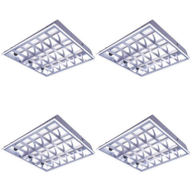 Rhys Lighting 600*600 grille light plate NDL417SI 3*18W T8 inductive grille light plate
