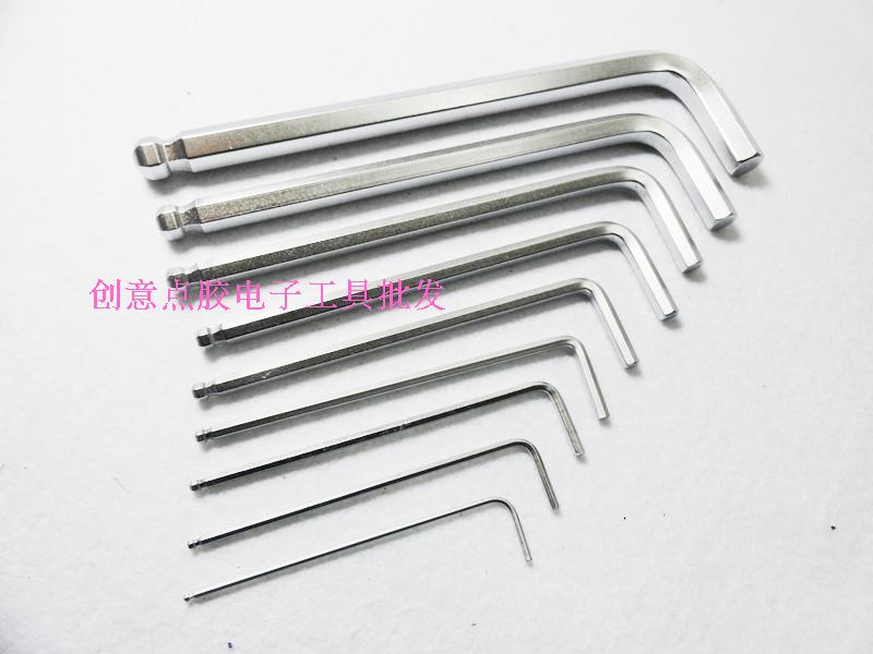 Ball head hexagonal wrench 1 5mm 2mm 3mm 3mm 5mm 4mm 6mm 6mm 8mm 10mm 10mm hexagon wrench
