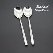 Thick feeling stainless steel salad fork spoon fork spoon integrated spoon foreign trade export France Buddha recommended to start
