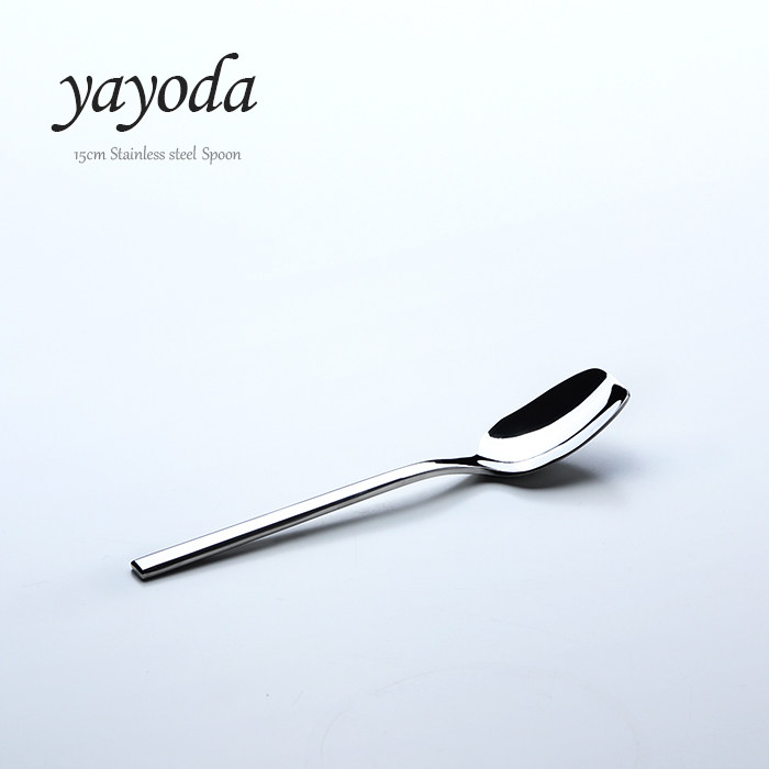 yayoda tea spoon spoon more square flat head spoon stirring spoon tablespoon Thickened Rider Spirit Foreign Trade Export Germany