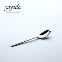 yayoda tea spoon spoon more Square flat head spoon mixing spoon thick chivalry foreign trade exports to Germany