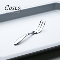 Costa three tooth pie fork meat fork cake cake fork dessert dessert padded stainless steel fork foreign trade export UK