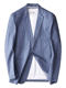 Linen Blazer for Men, Spring and Autumn Thin Style, Slim Fit, Korean Version, Vintage Cotton-Linen Business Casual Single-Piece Suit, Plus Size Jacket