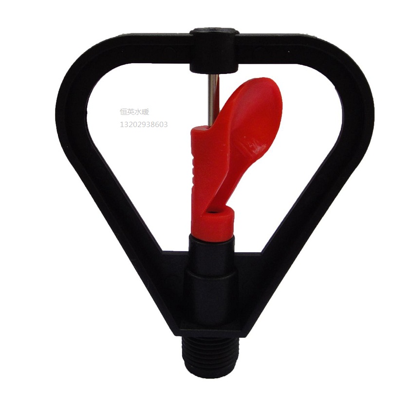 Plastic butterfly Rain-shaped lawn Automatic rotary watering roof cooling gardening greenhouse watering spray head for 4 points