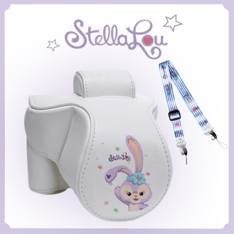 Suitable for 200D camera bag Canon M6 second generation Sony ZVE10 leather case A6400M50 camera bag M200