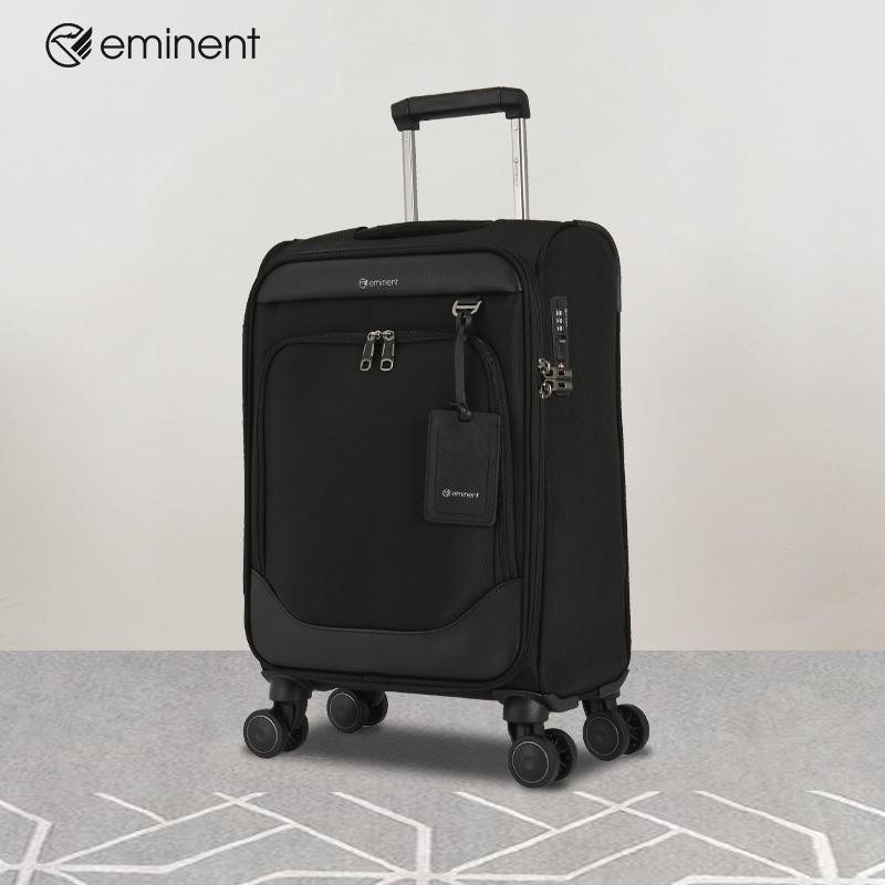 Eminent Business Travel Suitcase Fabric Soft Case 24inch Trolley Case Universal Wheels Password Zipper Suitcase
